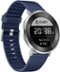 Huawei - FIT Activity Tracker + Heart Rate - Silver/Navy Blue-Angle_Standard