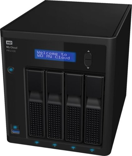 WD My Cloud Pro PR4100 4-Bay 0TB External Network Attached Storage (NAS) - Black WORLDWIDE DELIVERY