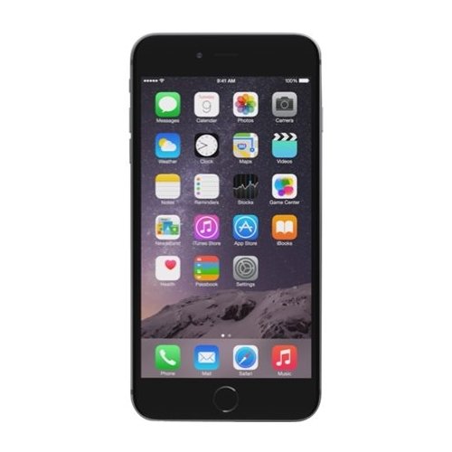  Apple - Refurbished Good - iPhone 6 Plus 4G LTE with 16GB Memory Cell Phone (Unlocked) - Space Gray