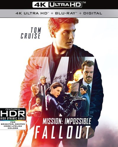  Mission: Impossible 6: Fallout - 4K Blu-Ray [4K Ultra HD Blu-ray]