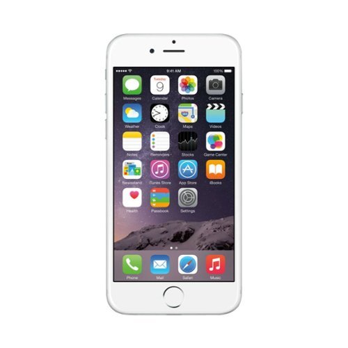  Apple - Pre-Owned iPhone 6 4G LTE with 64GB Memory Cell Phone (Unlocked) - Silver
