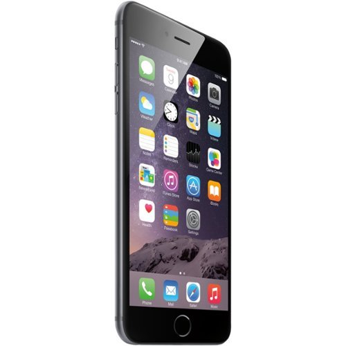 Apple - Pre-Owned iPhone 6 Plus 4G LTE with 64GB Memory Cell Phone (Unlocked) - Space Gray-Left_Standard 
