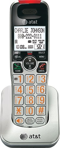 AT&T AT CRL30102 DECT 6.0 Cordless Expansion Handset Only - Silver WORLDWIDE DELIVERY
