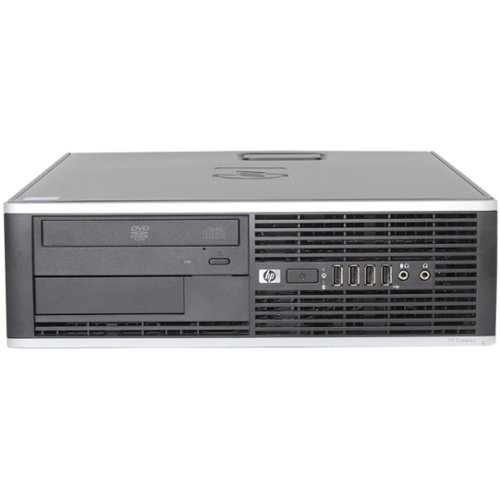 HP - Refurbished Compaq Desktop - Intel Core 2 Duo - 4GB Memory - 320GB Hard Drive - Black-Front_Standard 