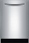 Bosch - 800 Series 24" Pocket Handle Dishwasher with Stainless Steel Tub-Front_Standard 