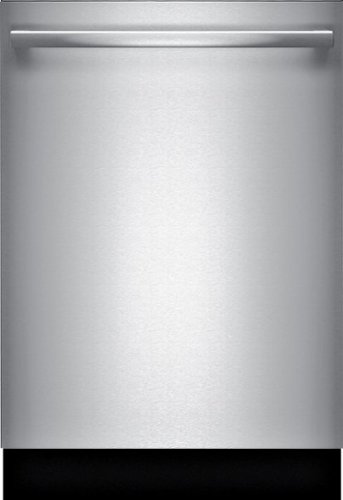 "Bosch - 300 Series 24"" Top Control Built-In Stainless Steel Tub Dishwasher with 3rd Rack, 44 dBA - Stainless Steel"