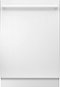 Bosch - 800 Series 24" Bar Handle Dishwasher with Stainless Steel Tub - White-Front_Standard