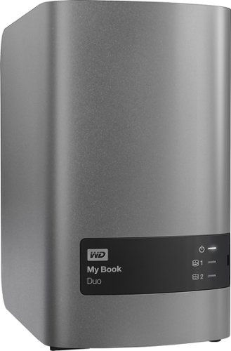  WD - My Book Duo 16TB 2-Bay External USB 3.0 Storage - black/silver