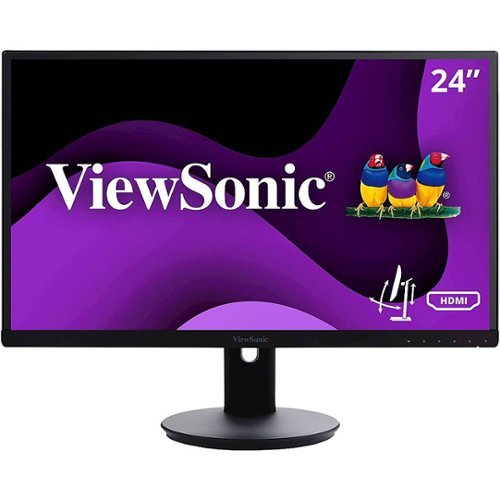 ViewSonic - VG2453 24" IPS LED FHD Monitor (DVI, DisplayPort, HDMI, VGA) - Black