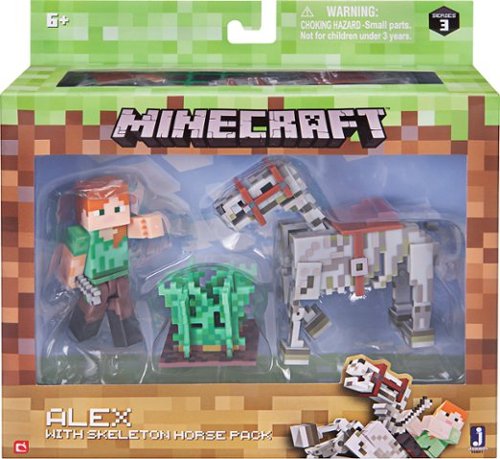  Jazwares - Minecraft Series 3 Horse Pack - Styles May Vary