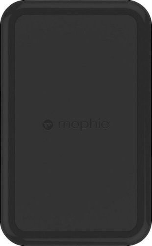  mophie - 5W Charge force Qi Certified Wireless Charging Pad - Black