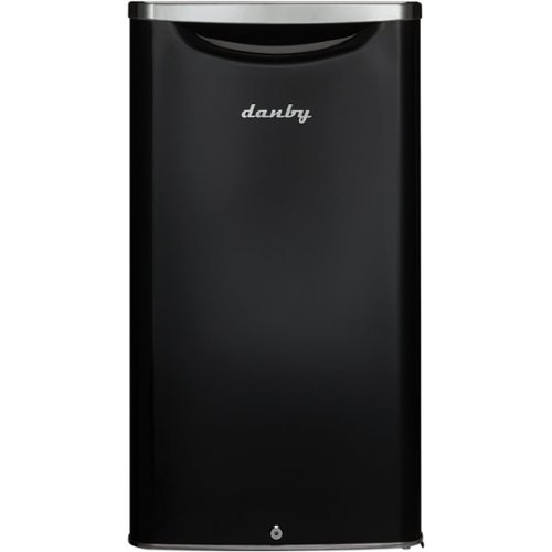 Danby - Contemporary Classic 3.4 Cu. Ft. Mini Fridge - Midnight black-Front_Standard 