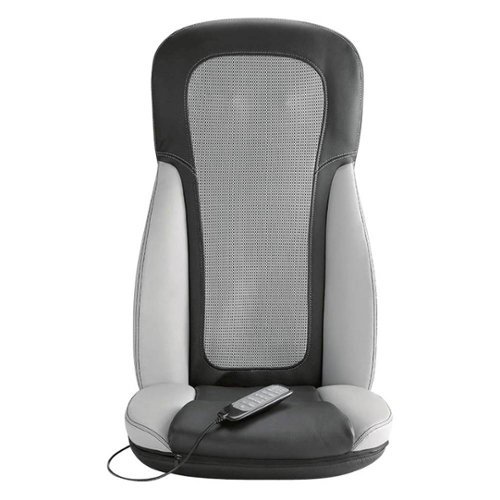 Brookstone - S4 Shiatsu Massaging Seat Topper - Black/Gray-Angle_Standard 