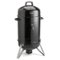 Cuisinart - Vertical 18" Charcoal Smoker - Black-Front_Standard