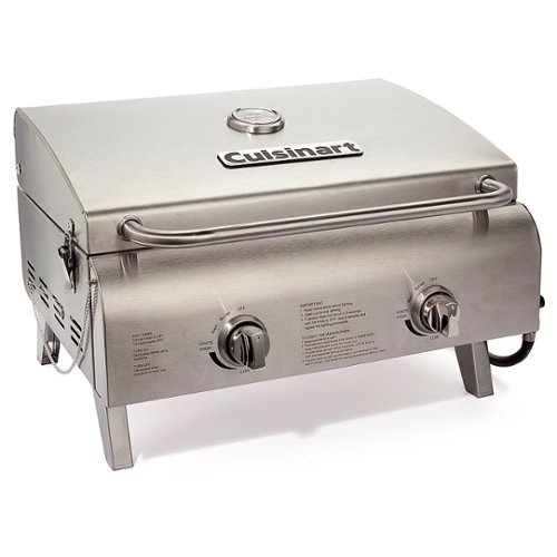 Cuisinart - Chef's Style Stainless Tabletop Grill - Stainless Steel