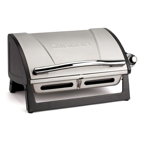 Cuisinart - Grillster Portable Gas Grill - Silver-Angle_Standard 