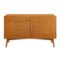 Walker Edison - Angelo Mid Century Modern TV Stand Cabinet for Most Flat-Panel TVs Up to 55" - Acorn-Front_Standard