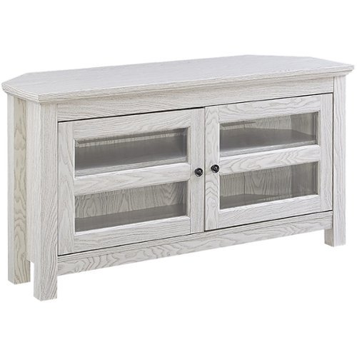Walker Edison - TV Cabinet for Most TVs Up to 50" - White Wash