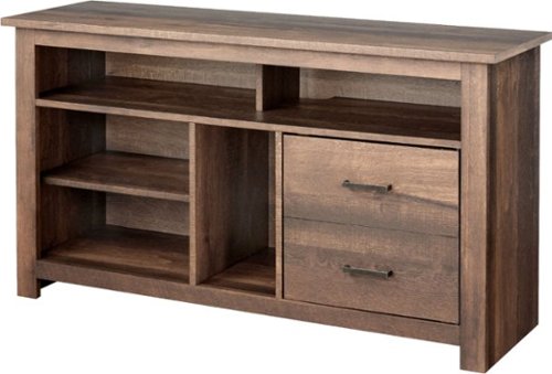 Insignia™ - Gaming TV Cabinet for Most TVs Up to 55 - Brown