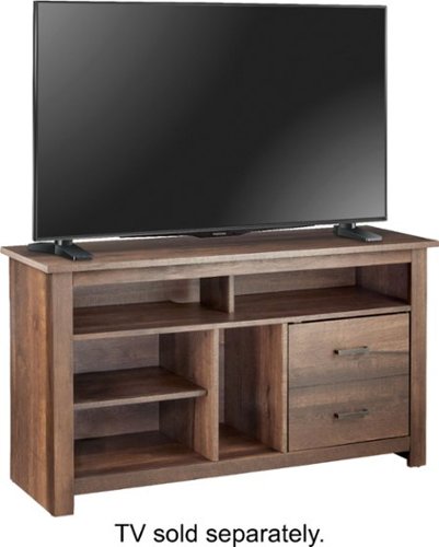 Insignia™ - Gaming TV Cabinet for Most TVs Up to 55 - Brown
