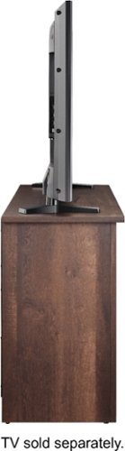 Insignia™ - Gaming TV Cabinet for Most TVs Up to 55 - Brown