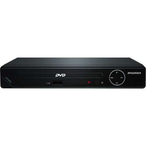 Sylvania - DVD Player with MP3 Playback/JPEG Viewer - Black-Front_Standard 