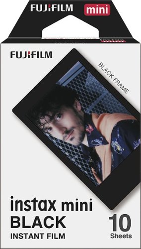  Fujifilm - instax mini Black Instant Film - Black
