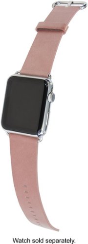  Trident - Leather Watch Strap for Apple Watch 42mm - Light pink