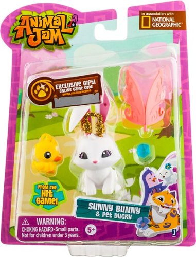  Animal Jam - Core Friends with Pet Assortment - Pink/White/Purple/Turquoise