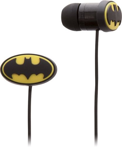  DC Comics - BATMAN In-Ear Headphones - Black