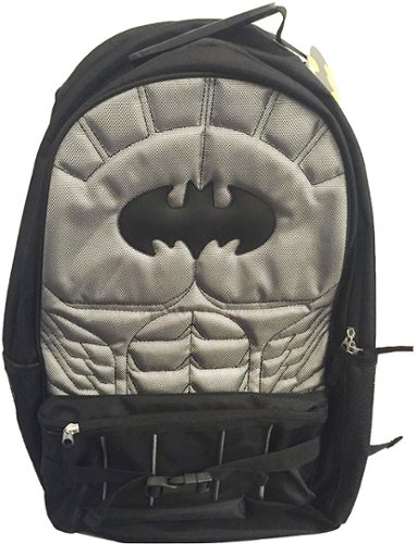  DC Comics - Batman Logo Backpack - Black and Grey
