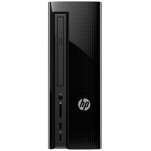  HP - Refurbished Slimline Desktop - Intel Pentium - 4GB Memory - 1TB Hard Drive - Glossy black