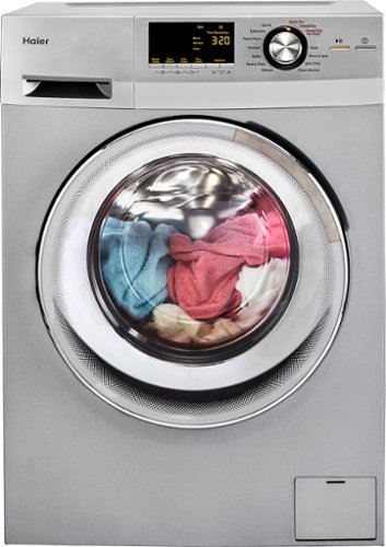  Haier - 2 Cu. Ft. 8-Cycle Compact Washer and 3-Cycle Electric Dryer Combo