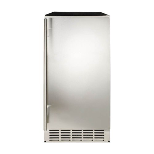  Haier - 14.6&quot; 50-Lb. Built-In Icemaker - Stainless steel