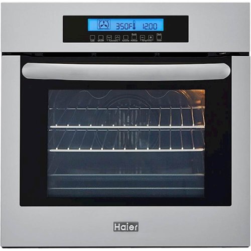 Haier - 24" Built-In Single Electric Convection Wall Oven - Stainless steel