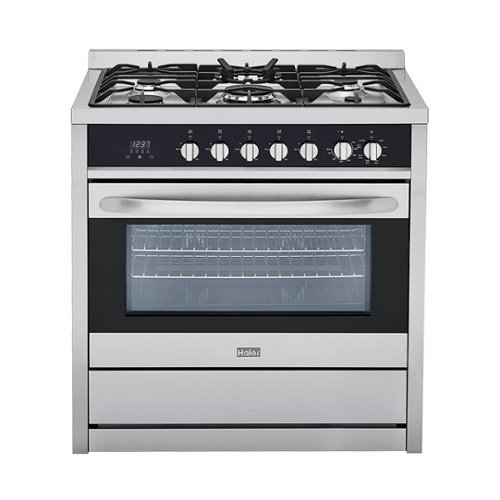 Haier - 3.8 Cu. Ft. Freestanding Gas Convection Range-Front_Standard 