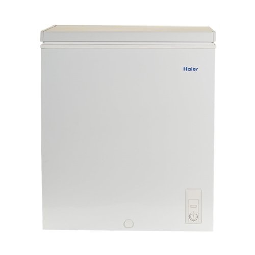 Haier - 5 Cu. Ft. Chest Freezer - White-Front_Standard 