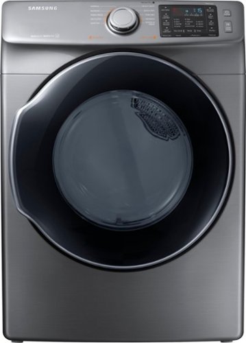  Samsung - 7.5 Cu. Ft. 10-Cycle Gas Dryer with Steam