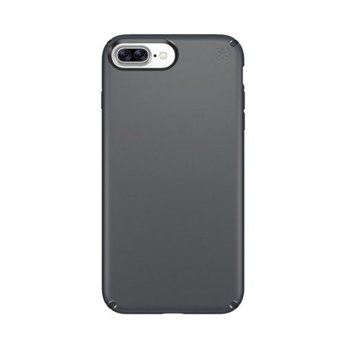 Speck - Presidio Case for Apple® iPhone® 7 Plus - Graphite gray/charcoal gray-Front_Standard 