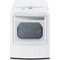 LG - SteamDryer 7.3 Cu. Ft. 12-Cycle Electric Dryer with Steam - White-Front_Standard 