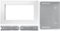 Whirlpool - 26.9" Trim Kit for Microwaves - White-Front_Standard
