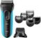 Braun - Series 3 Shave&Style Wet/Dry Electric Shaver - Blue-Angle_Standard