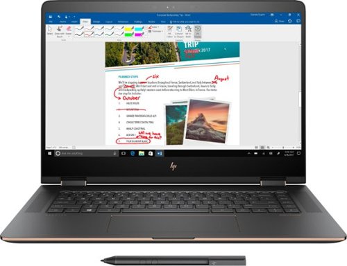  HP - Spectre x360 2-in-1 15.6&quot; 4K Ultra HD Touch-Screen Laptop - Intel Core i7 - 16GB Memory - 512GB Solid State Drive