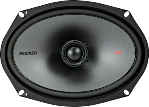  KICKER - 6&quot; x 9&quot; 3-Way Car Speakers with Polypropylene Cones (Pair) - Black
