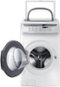 Samsung - 5.5 Cu. Ft. High Efficiency Front Load Washer with Steam and FlexWash - White-Front_Standard