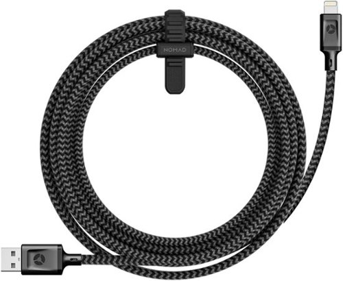  Nomad - Apple MFi Certified 10' Lightning USB Cable - Black