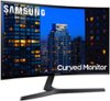 Samsung - 27" F398 Series FHD AMD FreeSync Curved Monitor (HDMI, DP) - Glossy Black-Front_Standard