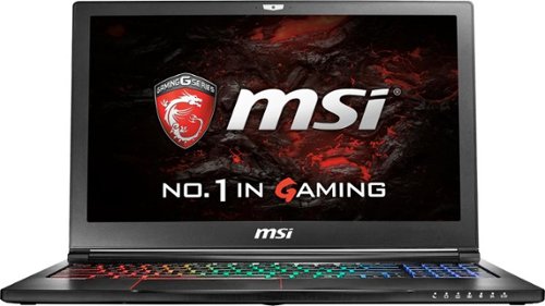  MSI - GS Series Stealth Pro 15.6&quot; Laptop - Intel Core i7 - 16GB Memory - NVIDIA GeForce GTX 1060 - 1TB HDD + 256GB SSD - Aluminum black