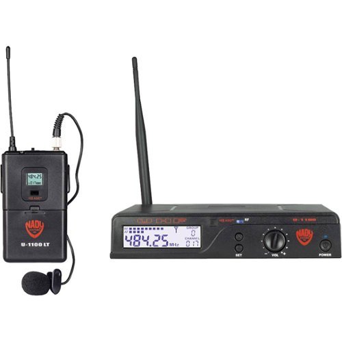 Nady - UHF Wireless Microphone System - Black-Front_Standard 