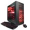 CyberPowerPC - Desktop - Intel Core i7-7700K - 16GB Memory - NVIDIA GeForce GTX 1060 - 2TB Hard Drive + 120GB SSD - Black/Red-Front_Standard